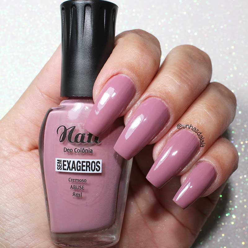 Coleção Sem Exageros Esmalte Nati SWATCH Unhas da Lalá