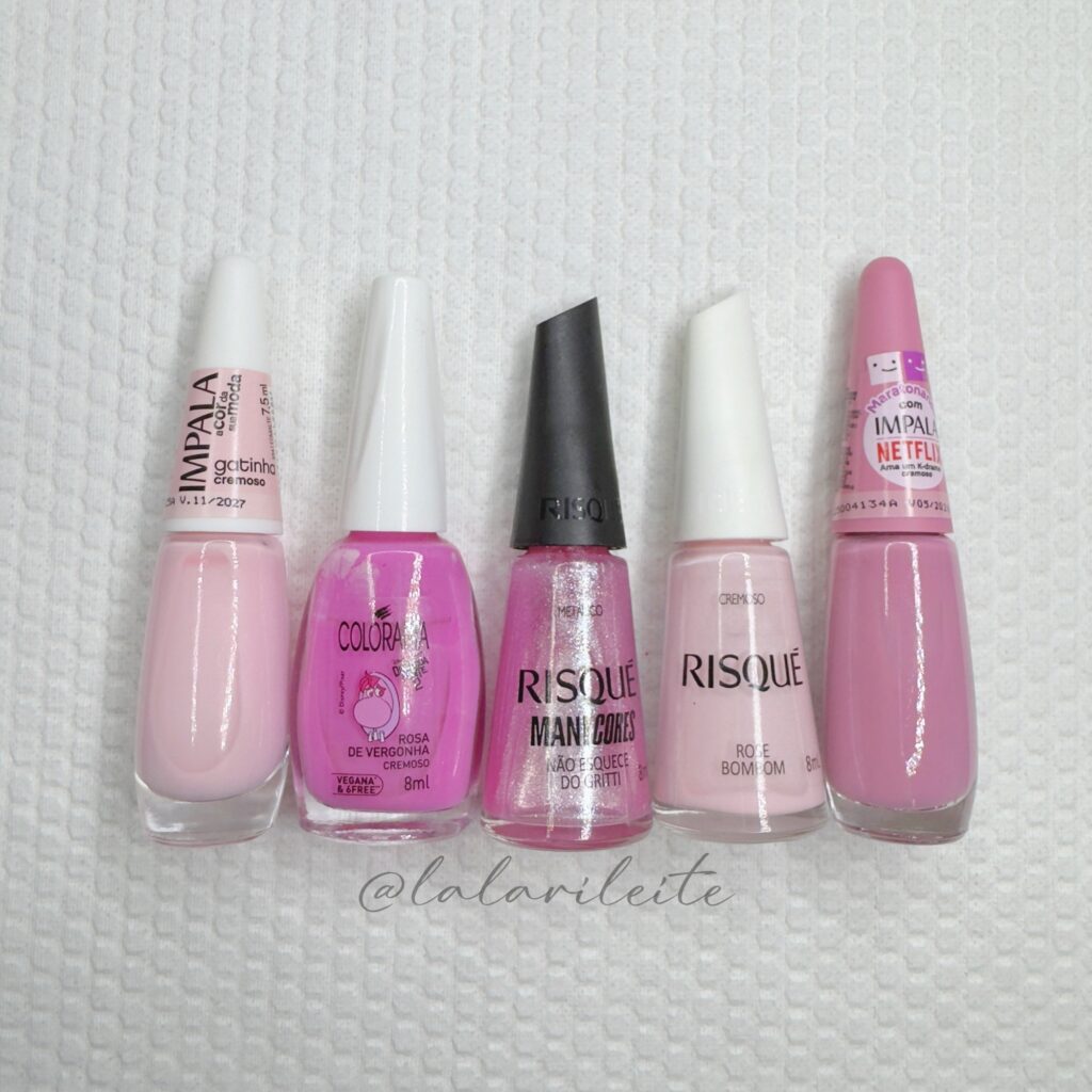 Materiais para Esmaltação Rosa