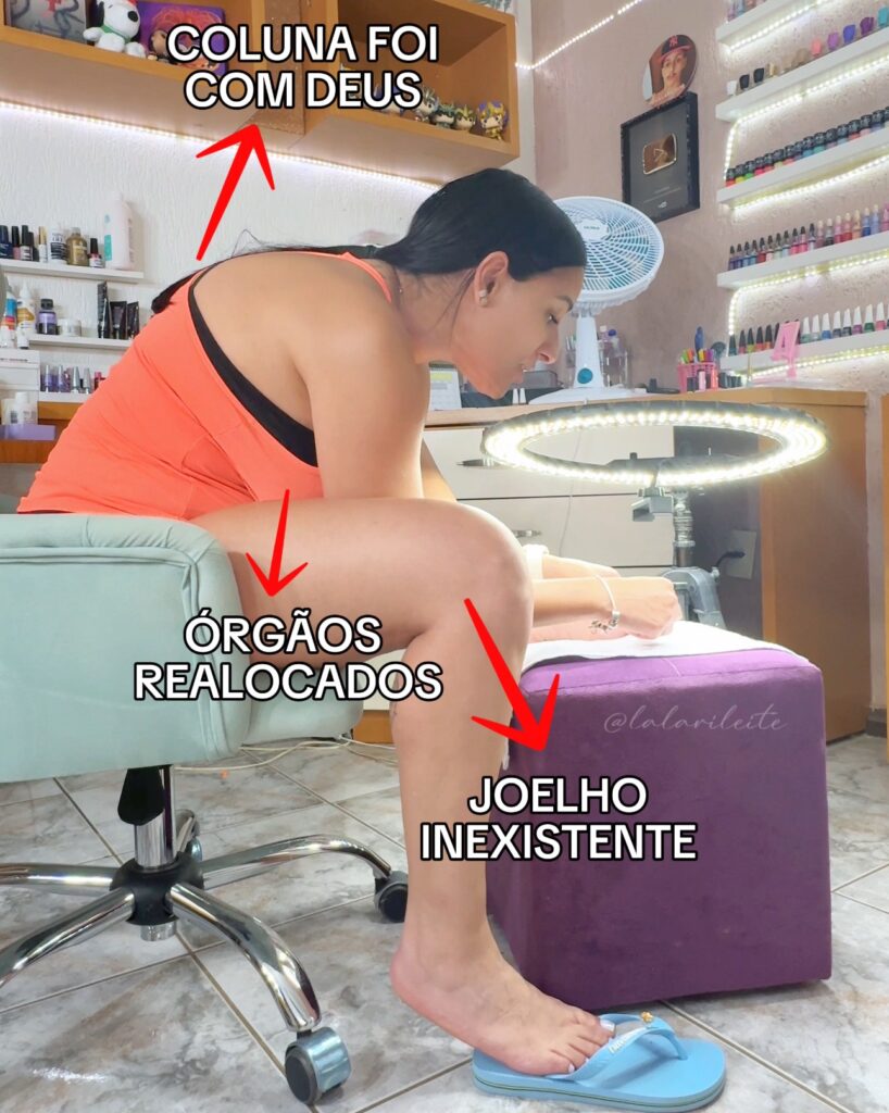 Posições para fazer as Unhas dos Pés em Casa