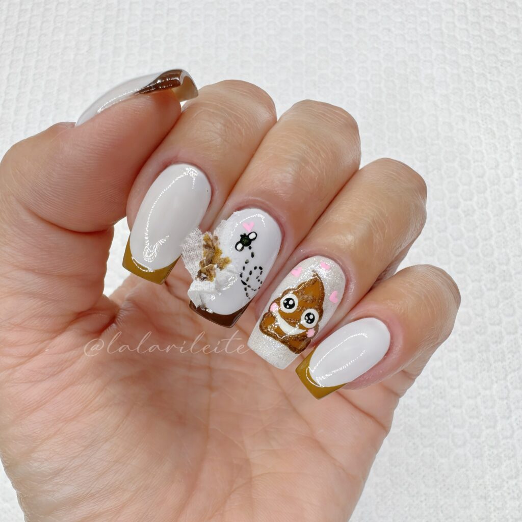 Close no Adesivo e Glitter