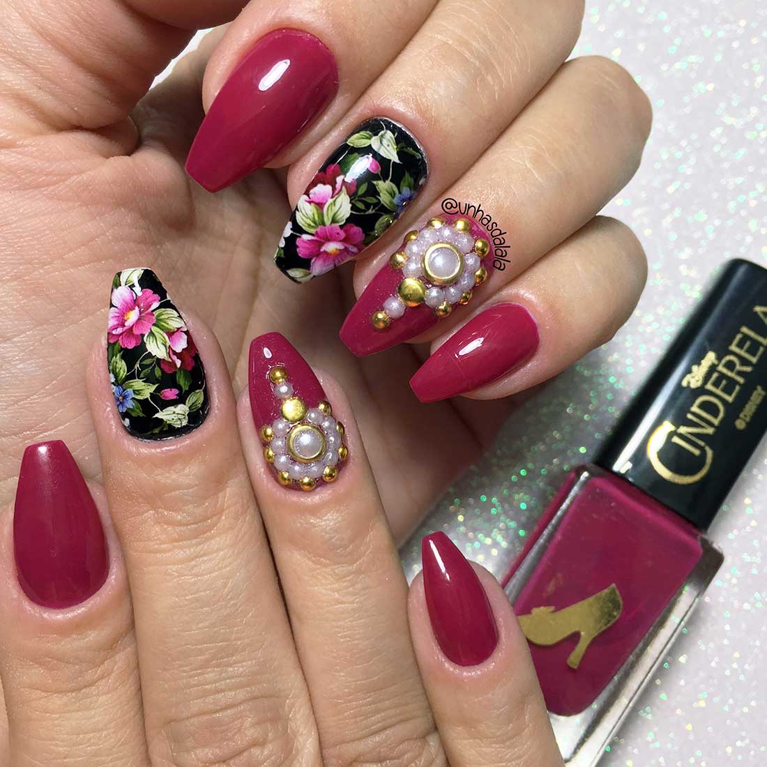 TUTORIAL: Como Aplicar Película de Unha (película em gel) e Joias Luxo da AV Unhas