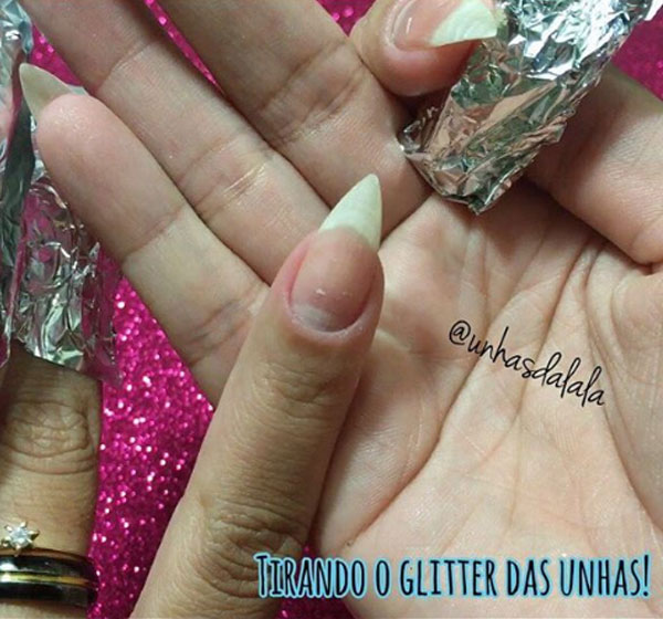 TUTORIAL: Como Tirar Esmalte com Glitter