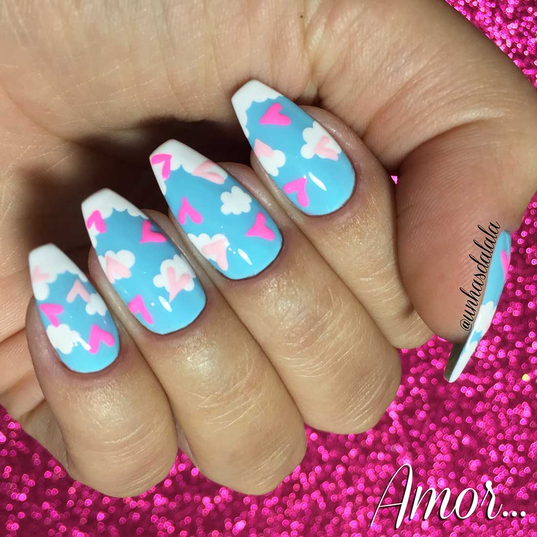 Unhas Decoradas para o Dia dos Namorados