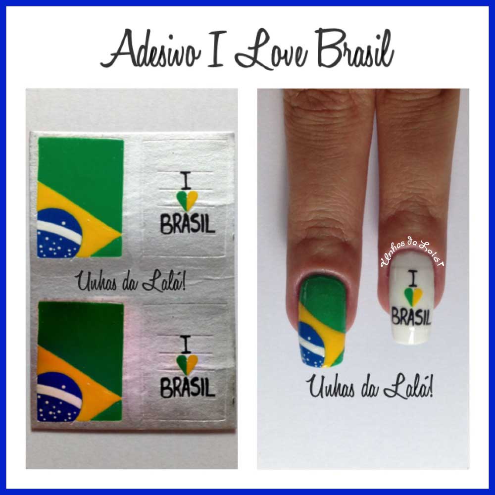 Unhas Decoradas i Love Brasil