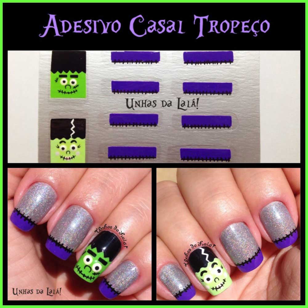 Unhas Decoradas Casal Tropeço