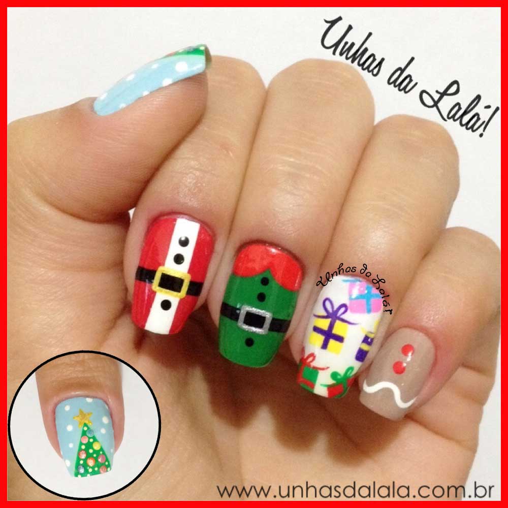 Unhas Decoradas Especial de Natal