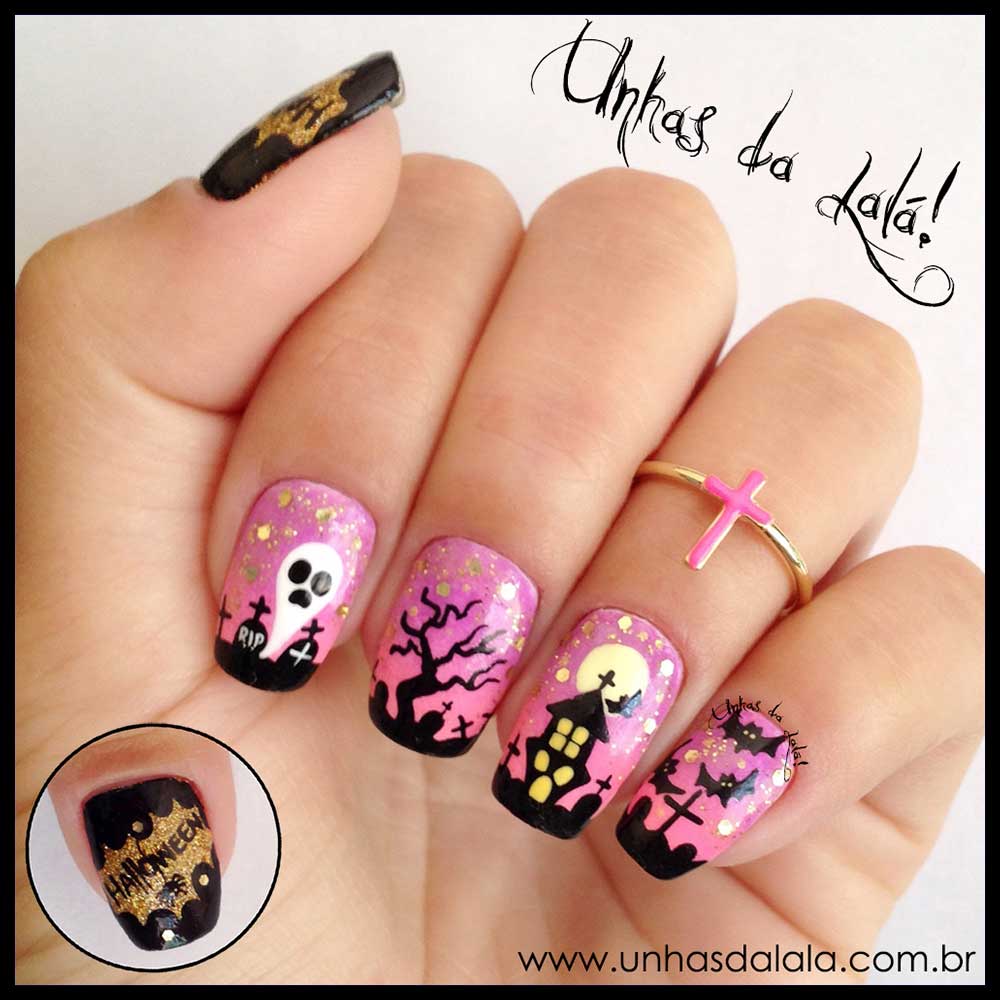 Unhas Decoradas Halloween