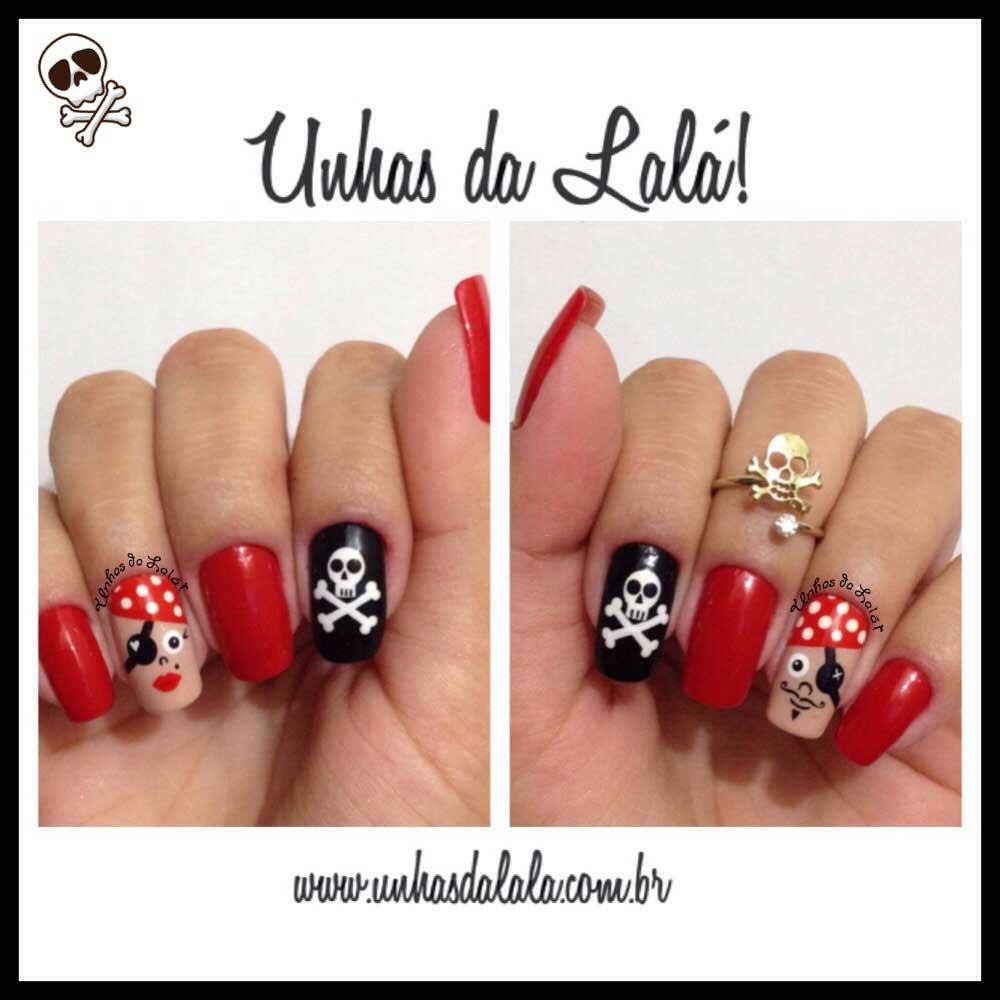 Unhas Decoradas Piratas