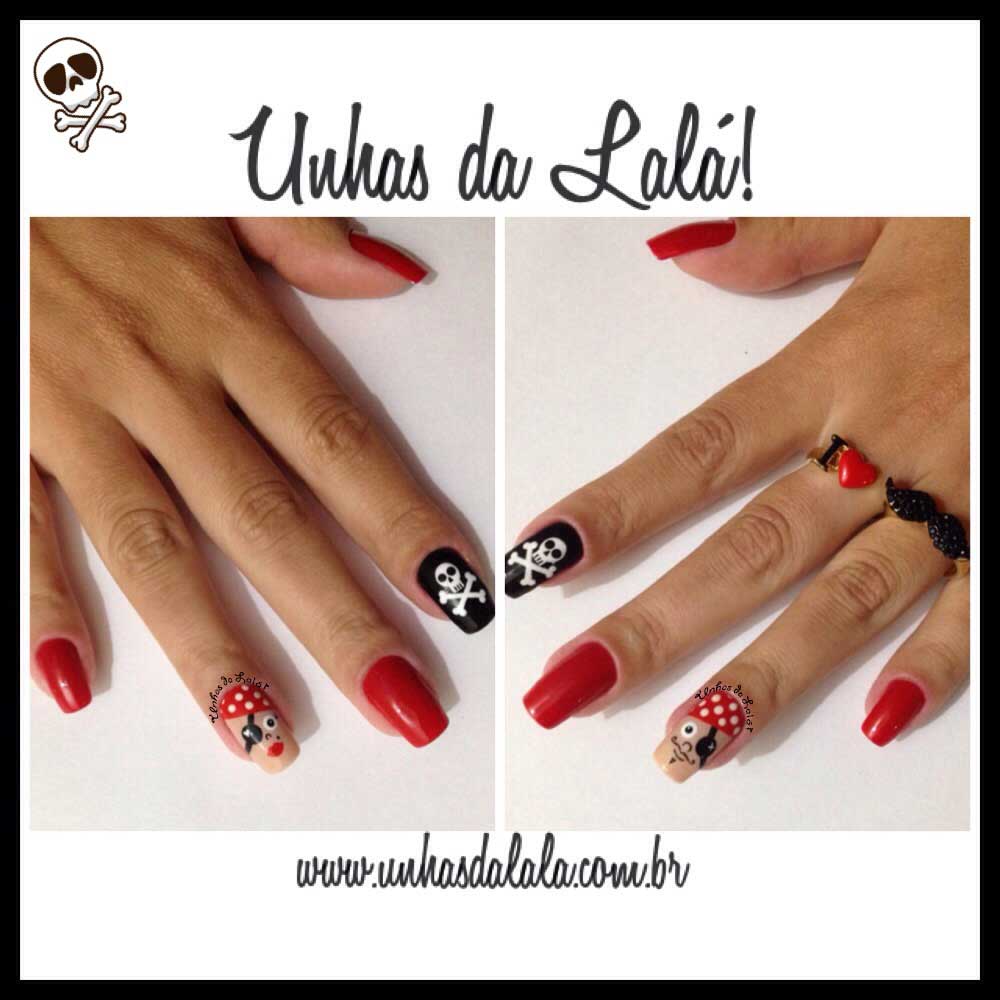 Unhas Decoradas Piratas