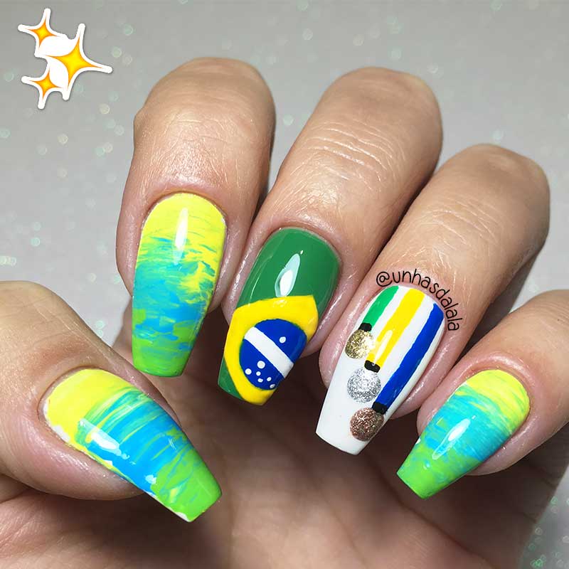 Unhas Decoradas para as Olimpíadas