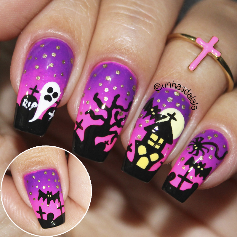 Unhas Decoradas Halloween