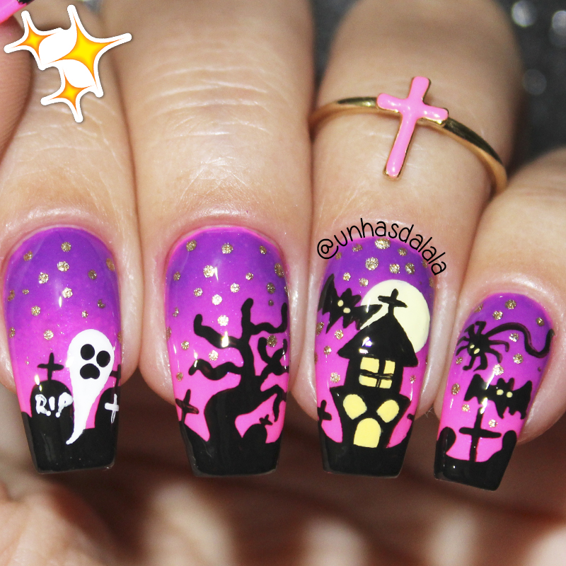 Unhas Decoradas Halloween