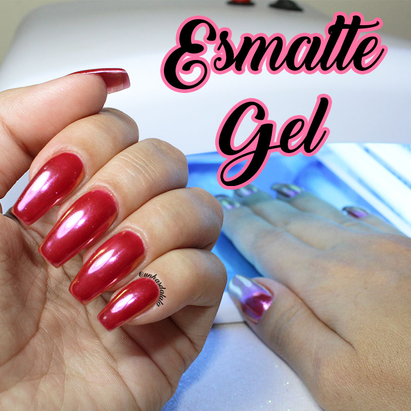 Unhas Espelhadas / Unhas Cromadas com Esmalte Gel da Born Pretty Store