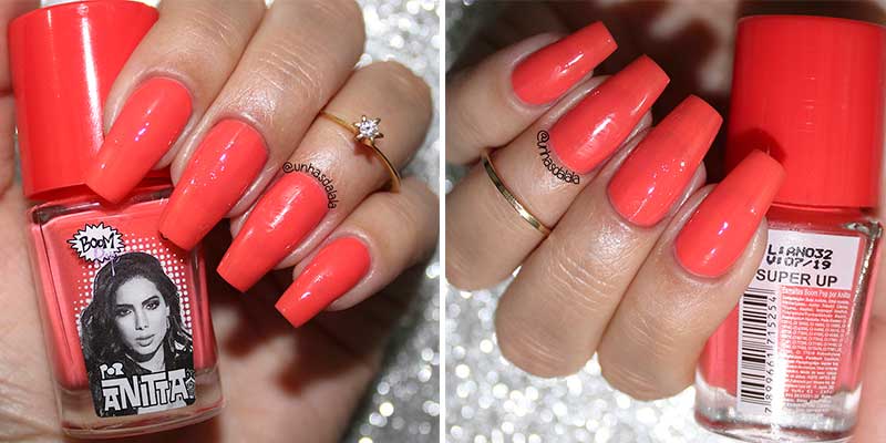 SWATCH: Esmalte Boom Pop Anitta - super up