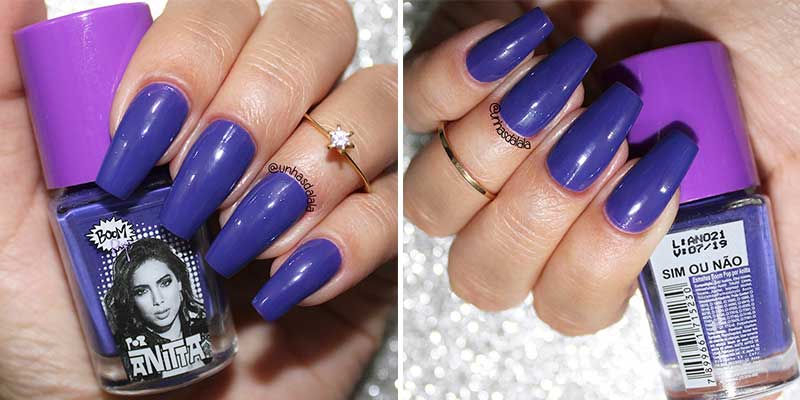 SWATCH: Esmalte Boom Pop Anitta - sim ou não