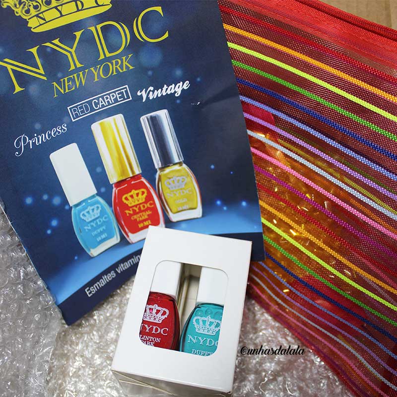 RECEBIDOS: Esmalte NYDC | Novembro de 2016