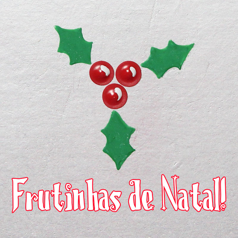 Como Desenhar Frutinha de Natal