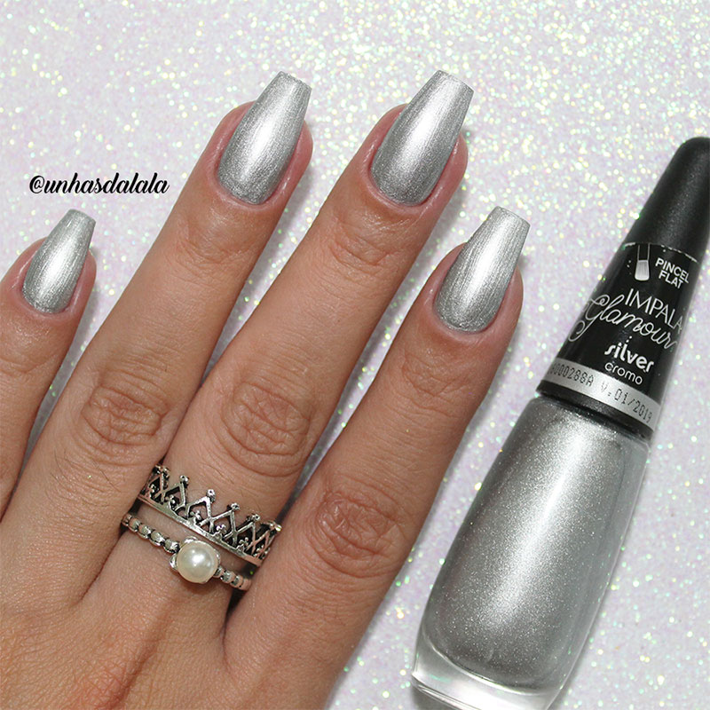 Esmalte Impala Glamour - Silver Cromo