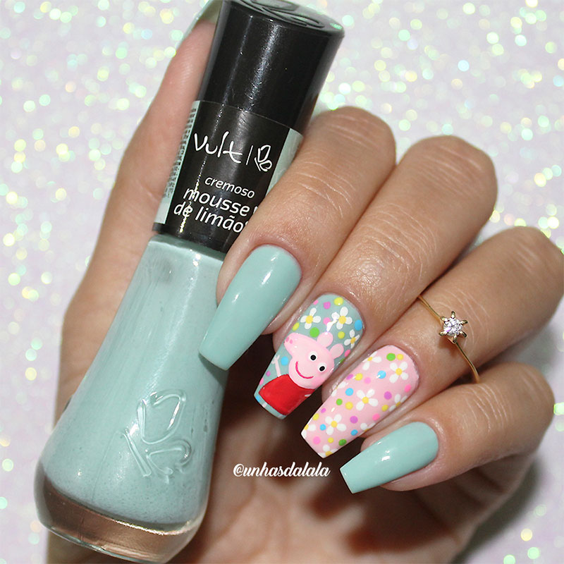 Unhas Decoradas Peppa Pig