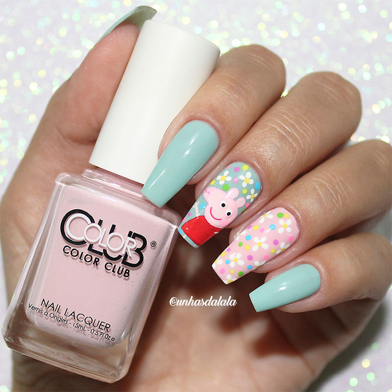 Unhas Decoradas Peppa Pig