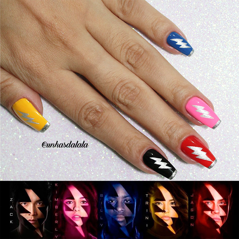 Unhas Decoradas Power Rangers ( Saban's Power Rangers )