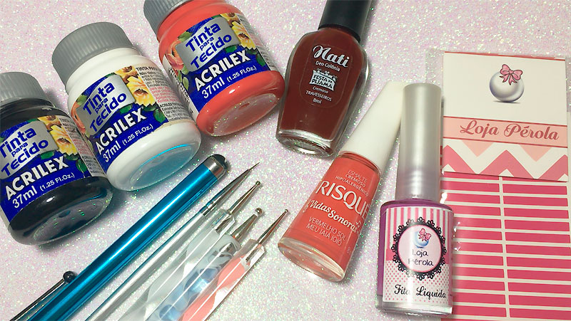 Unhas Decoradas Para o Carnaval - Pirata