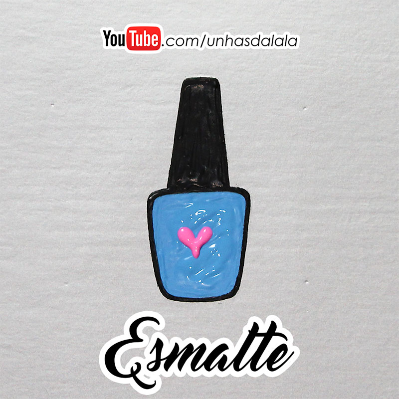 desenhando vidro de esmalte