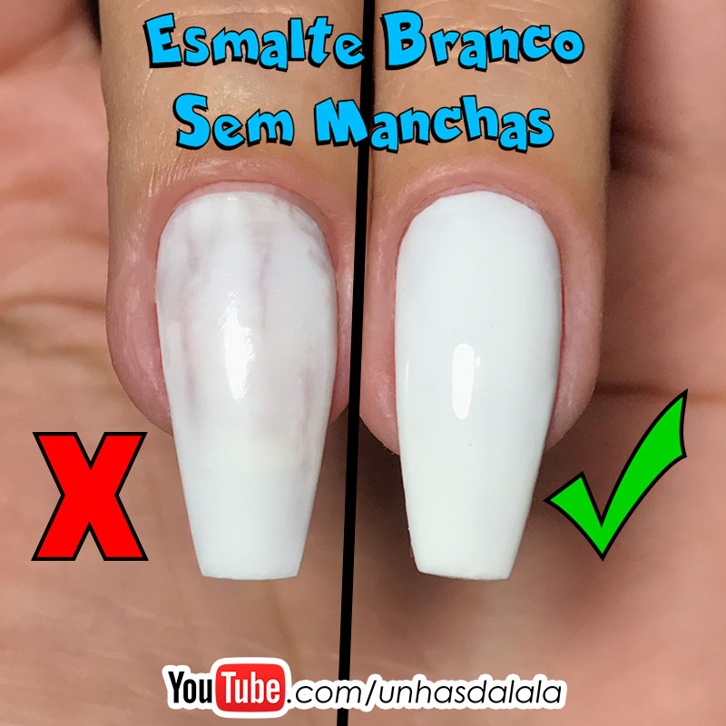 truques esmalte branco