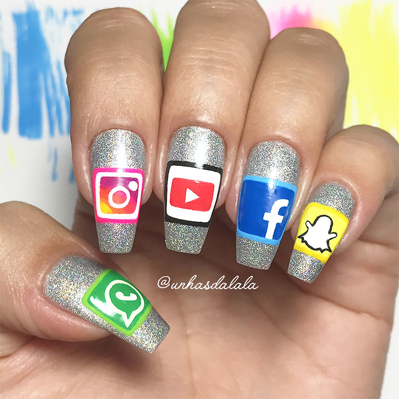 Unhas Decoradas Redes Sociais