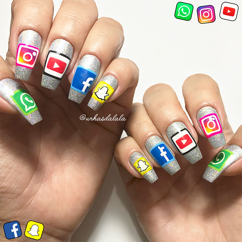 Unhas Decoradas Redes Sociais