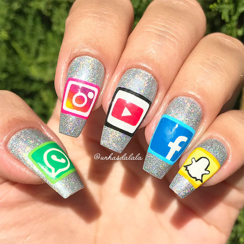 Unhas Decoradas Redes Sociais