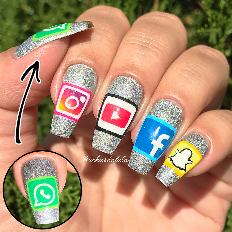 Unhas Decoradas Redes Sociais