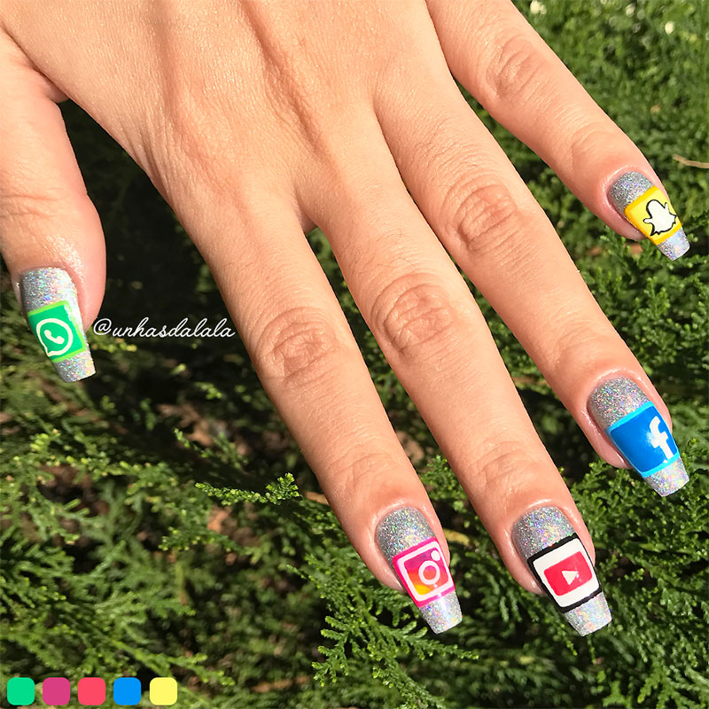 Unhas Decoradas Redes Sociais