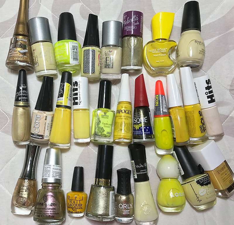 A MAIOR COLEÇÃO DE ESMALTES ( + de 500 )