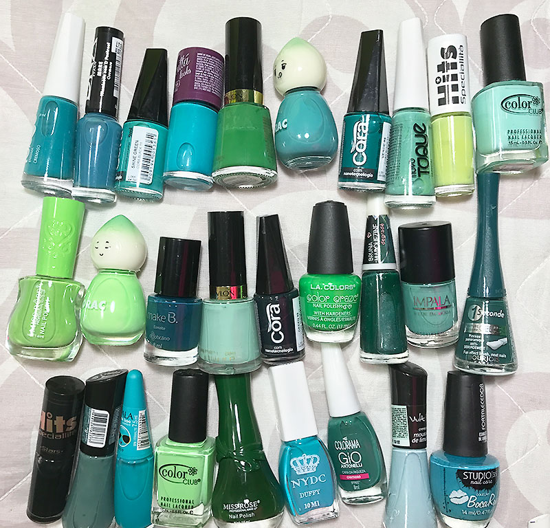 A MAIOR COLEÇÃO DE ESMALTES ( + de 500 )