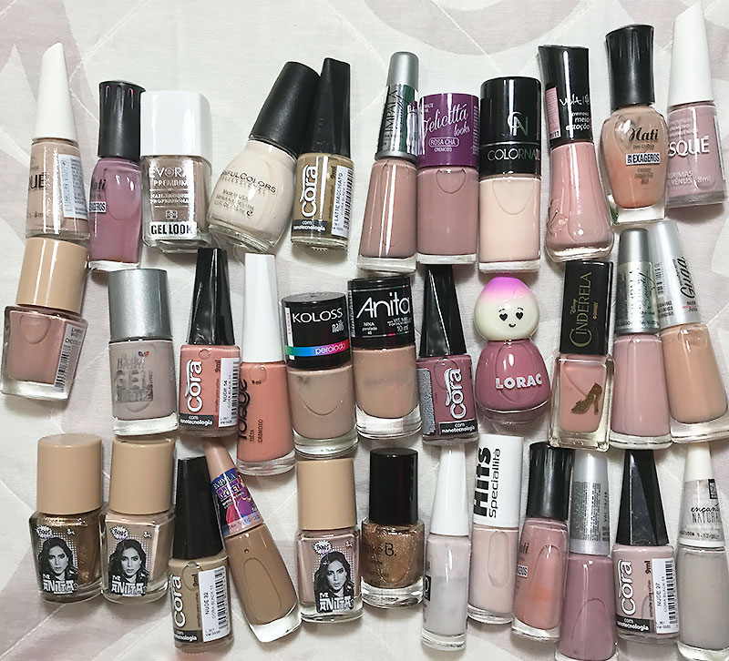 A MAIOR COLEÇÃO DE ESMALTES ( + de 500 )