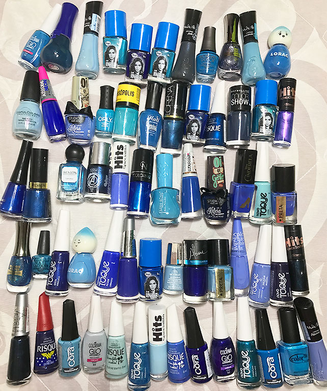 A MAIOR COLEÇÃO DE ESMALTES ( + de 500 )