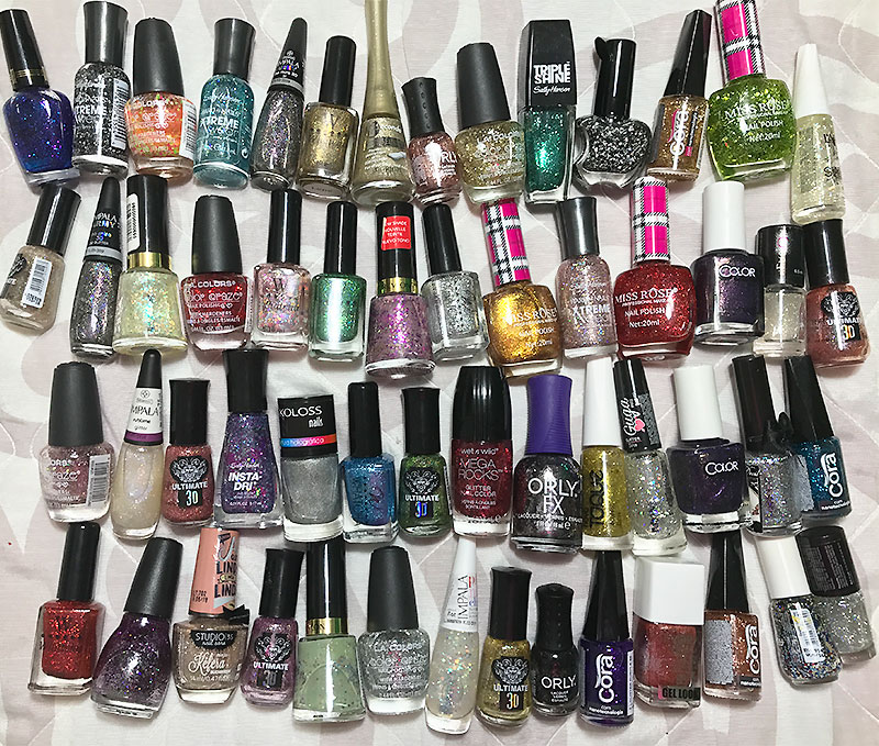 A MAIOR COLEÇÃO DE ESMALTES ( + de 500 )