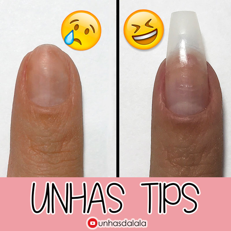 Como Alongar as Unhas com Tips