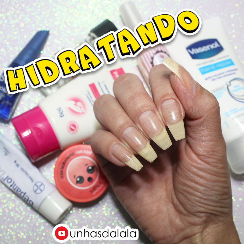 hidratar unhas, cutículas e mãos