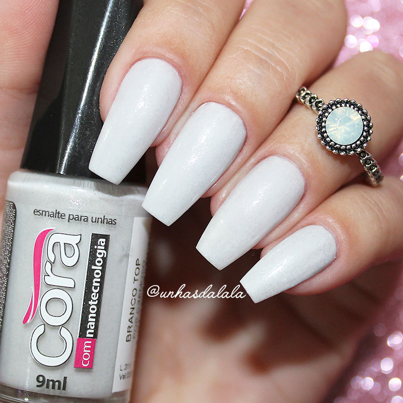 Esmalte Cora - Branco Top