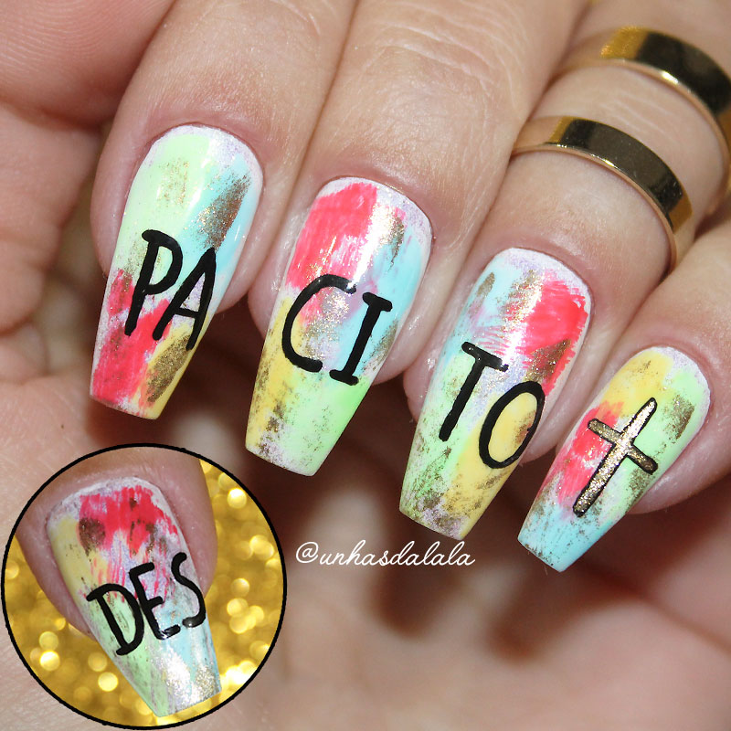 Unhas Decoradas Despacito - Luis Fonsi ft Daddy Yankee