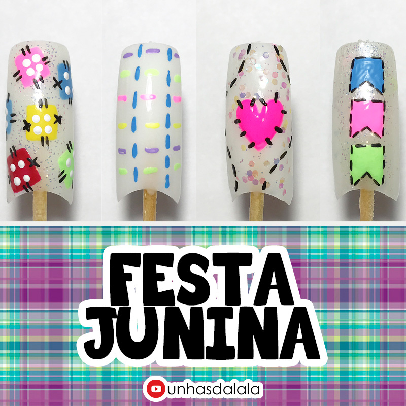 4 dicas de unhas decoradas para festa junina