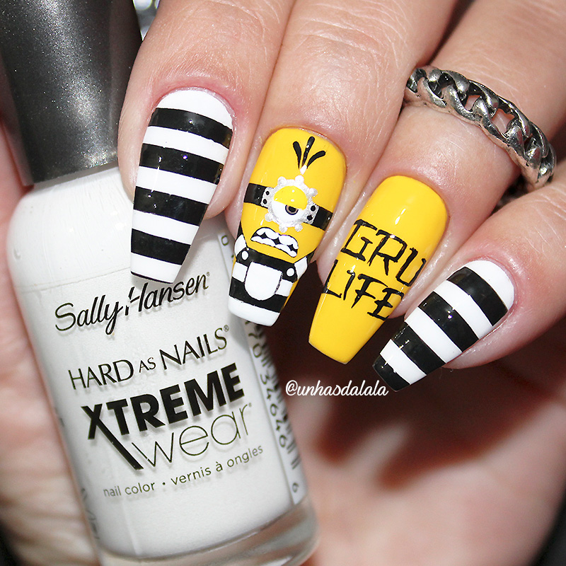 unhas decoradas meu malvado favorito 3 minions, minions, unhas decoradas minions, minions nail art, minions nails, unhas decoradas com minions, meu malvado favorito 3, unhas minions, minion nails, minion nail art, minions preso, minions prisioneiro