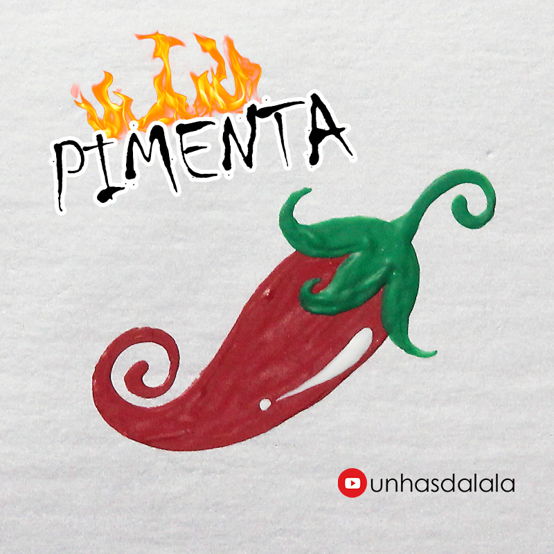 como desenhar pimenta