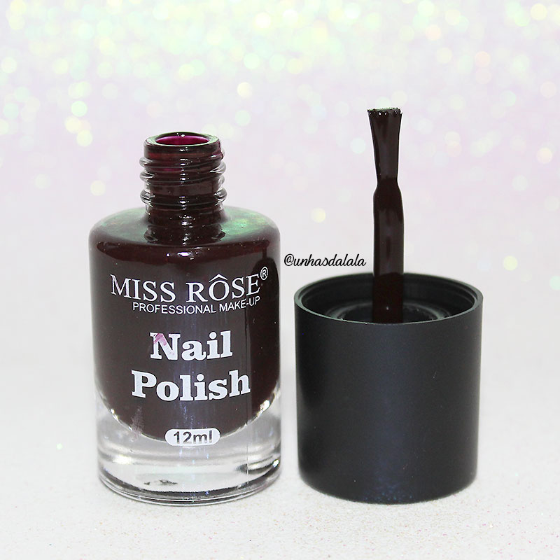 recebidos miss rôse, miss rôse, esmalte miss rôse, roxo, roxo escuro, esmalte roxo escuro