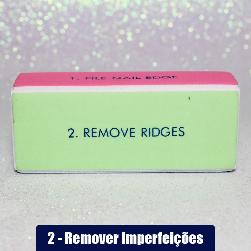 bloco para polir unhas quatro lados
