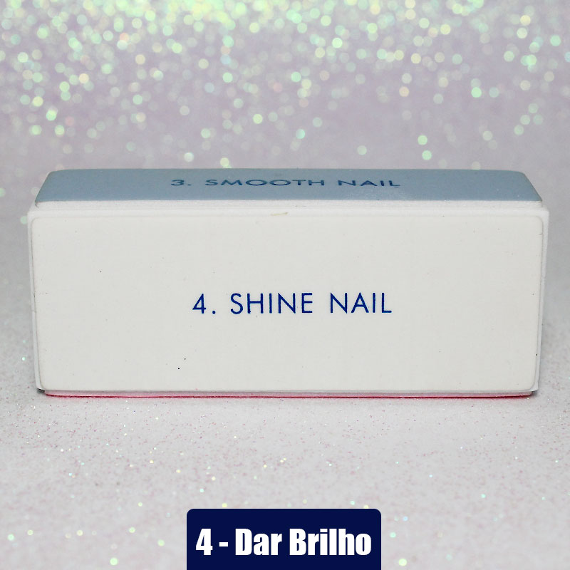 bloco para polir unhas quatro lados