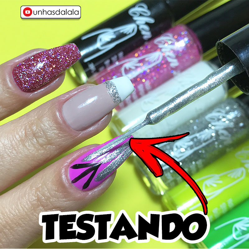 Testando Esmaltes Para Nail Art da Newchic