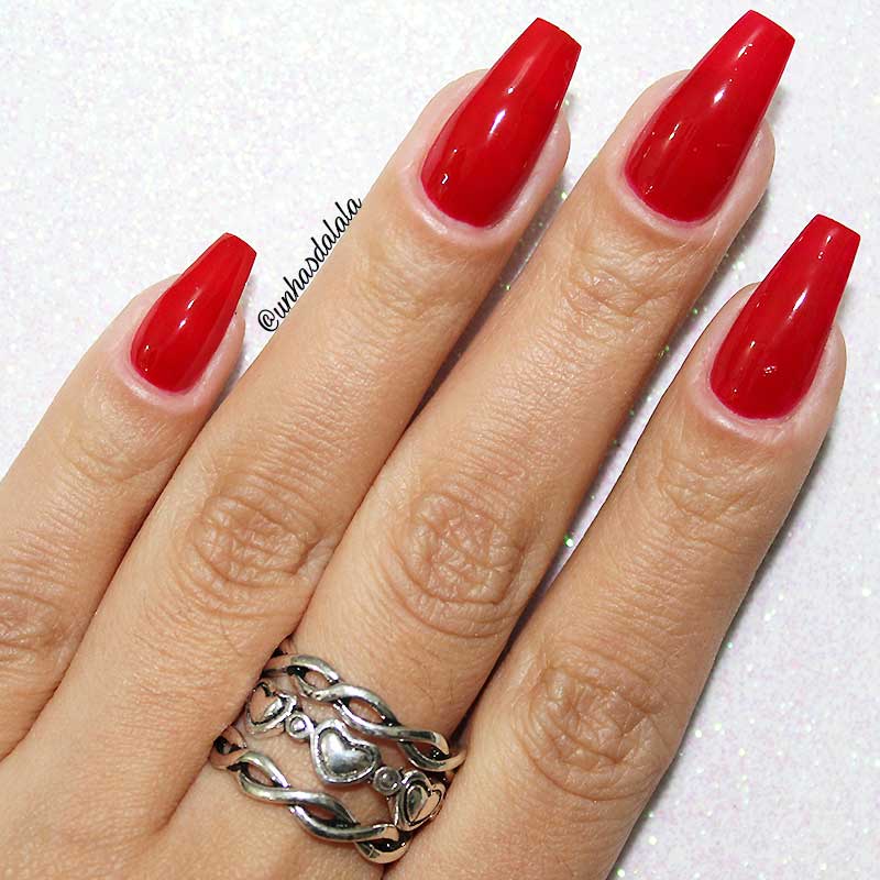 swatch esmaltes aviva jequiti, esmalte jequiti, jequiti aviva, esmaltes aviva, esmaltes jequiti aviva, esmalte tóquio, esmalte vermelho, vermelho, esmalte cremoso, jequiti, aviva, esmalte tóquio jequiti 